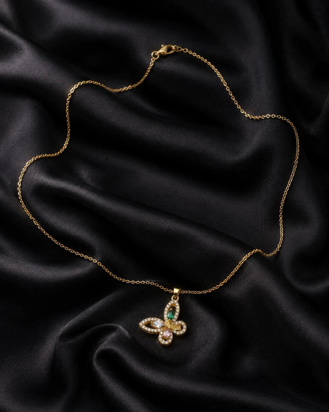 Swannah Flutter Butterfly Necklace