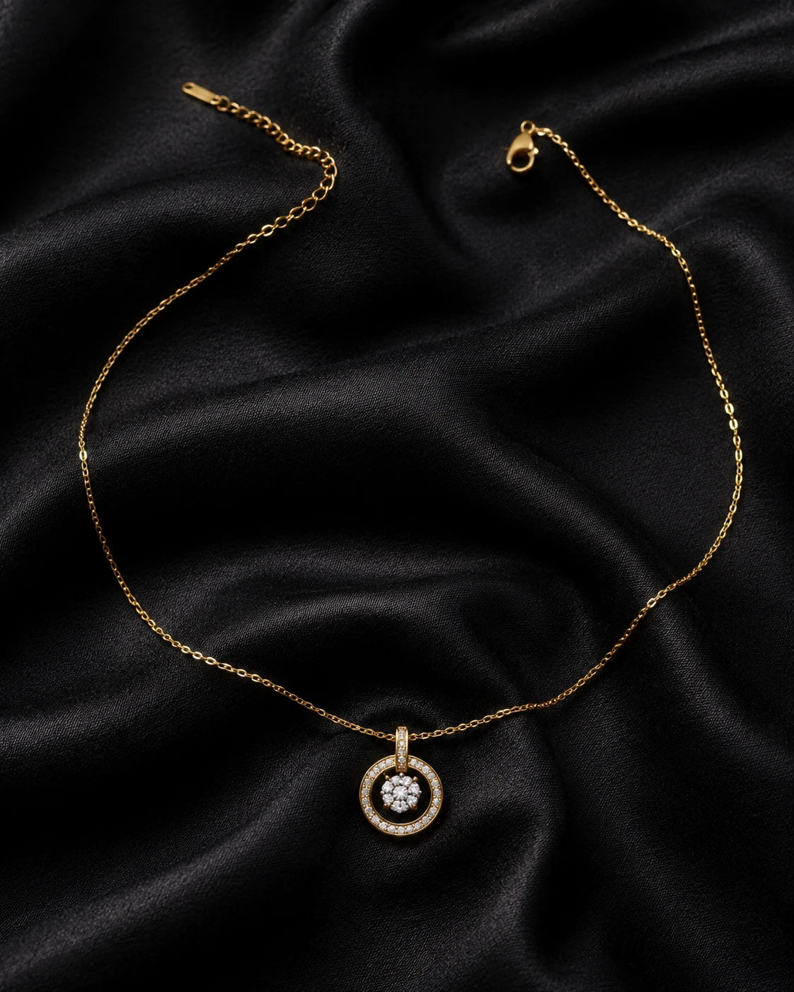 Swannah Celestial Halo Necklace