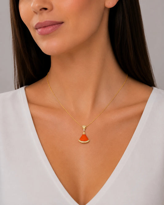 Swannah Sunset Aura Necklace