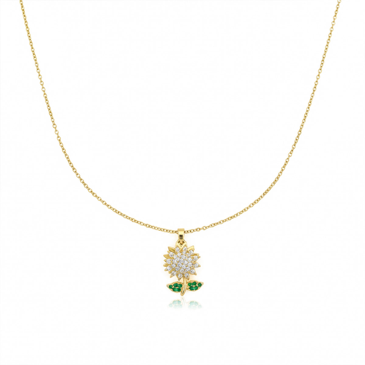 Swannah Sunflower Bloom Necklace