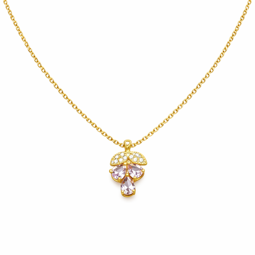 Swannah Blush Bloom Necklace