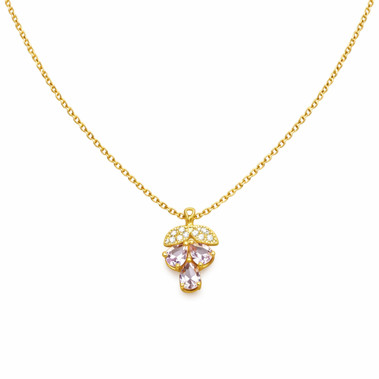 Swannah Blush Bloom Necklace