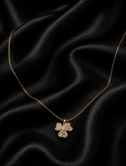 Swannah Crystal Flower Necklace