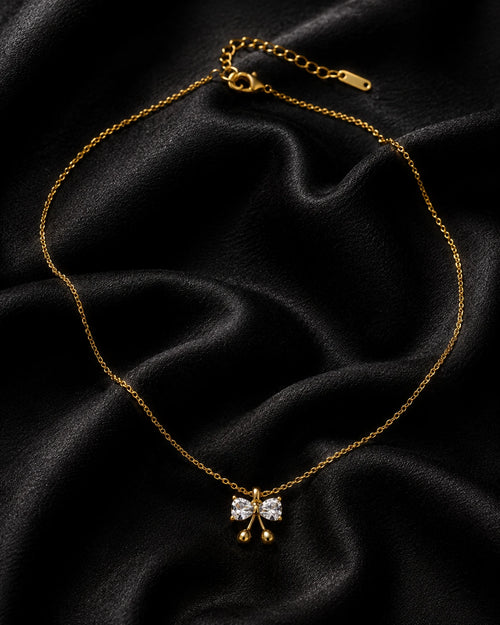 Swannah Cherry Charm Necklace