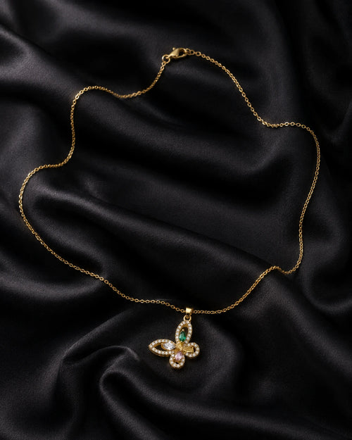 Swannah Flutter Butterfly Necklace