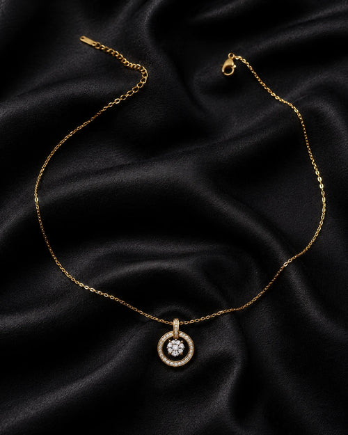 Swannah Celestial Halo Necklace