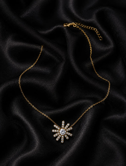 Swannah Celestial Starburst Necklace