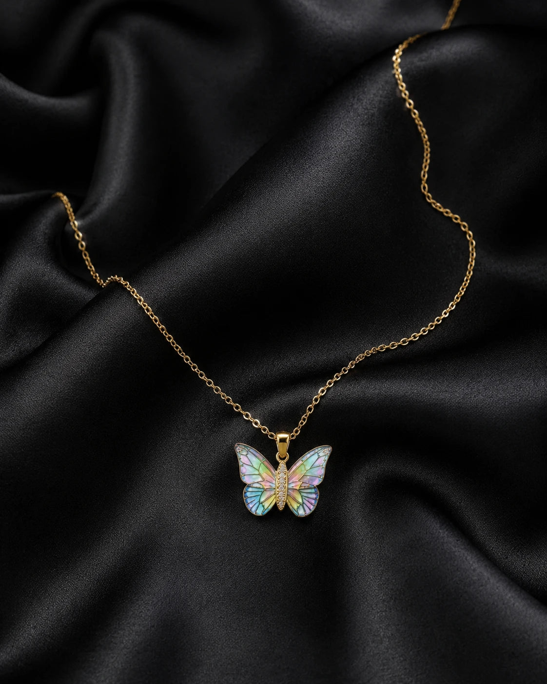 Swannah Aurora Butterfly Necklace