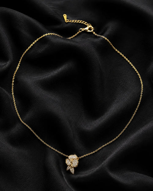 Swannah Crystal Bloom Necklace