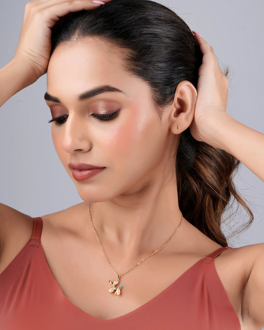 Swannah Balloon Dog Necklace