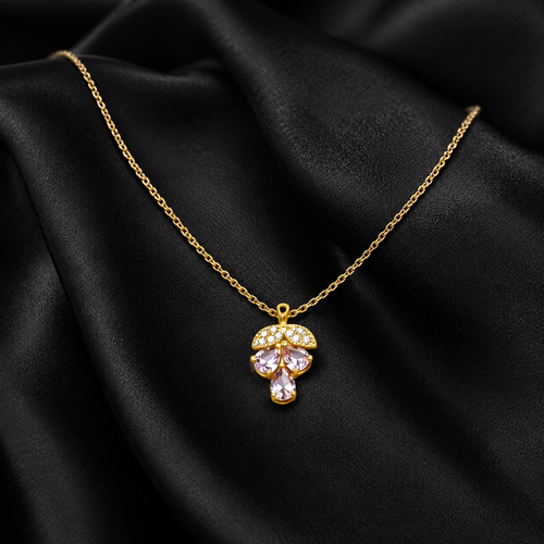 Swannah Blush Bloom Necklace