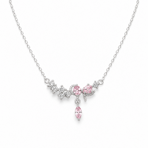 Swannah Pink Blossom Necklace