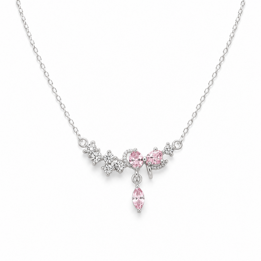 Swannah Pink Blossom Necklace