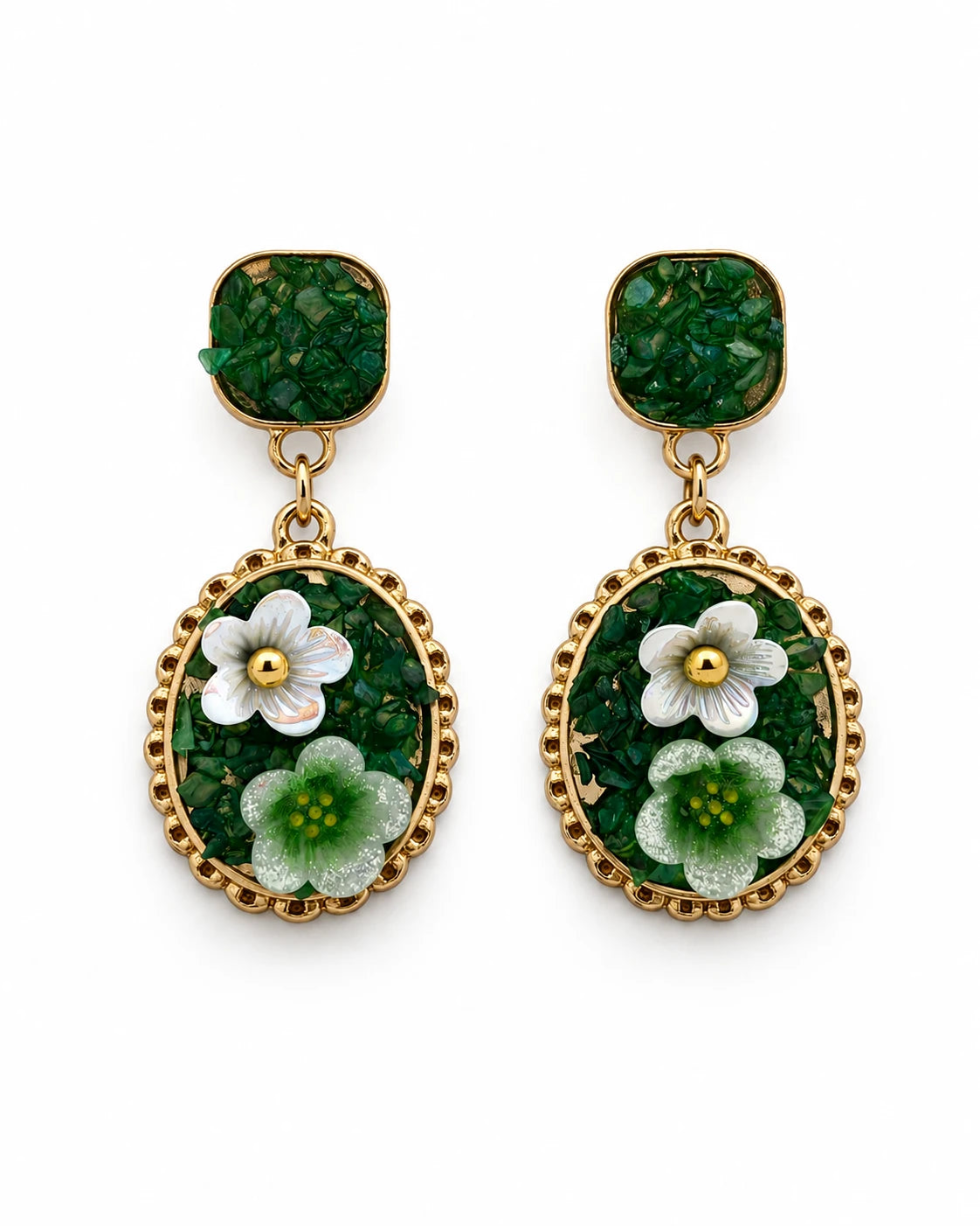  Green Floral Botanical