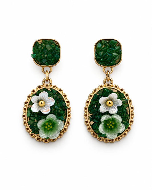  Green Floral Botanical