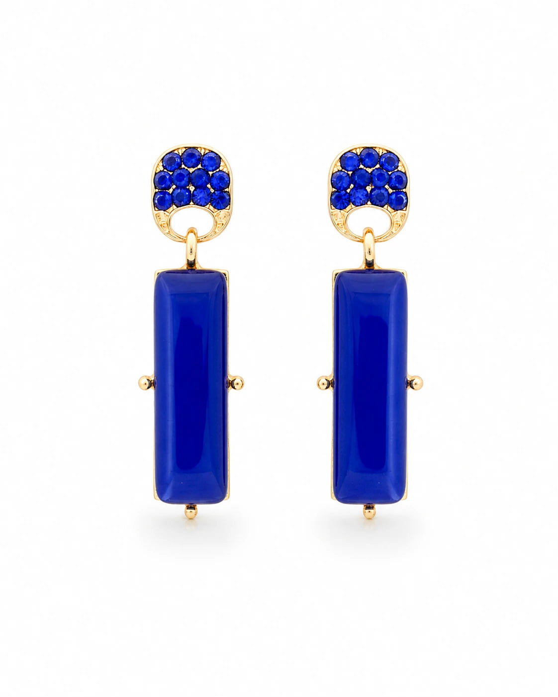 Royal Blue Rectangle Drop
