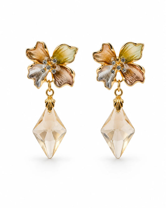 Swannah Multicolor Floral Crystal 