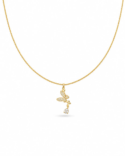 crystal dragonfly dragonfly necklace