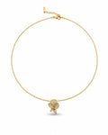 crystal flower necklace