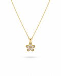 crystal flower necklace