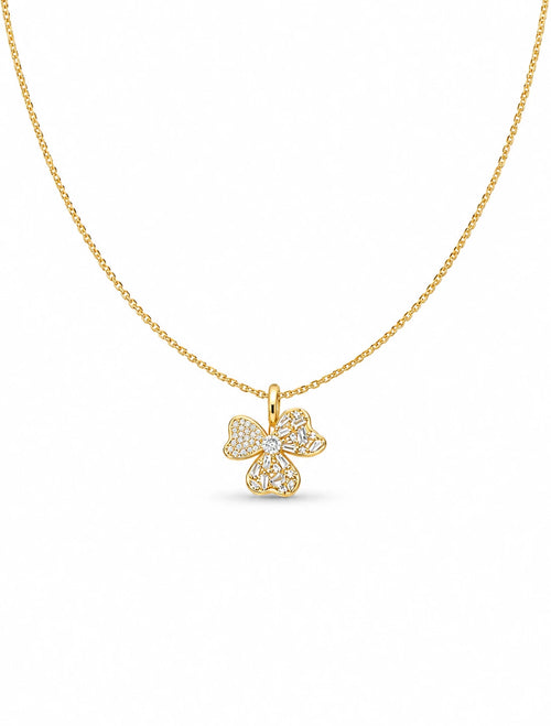crystal pendant dainty necklace
