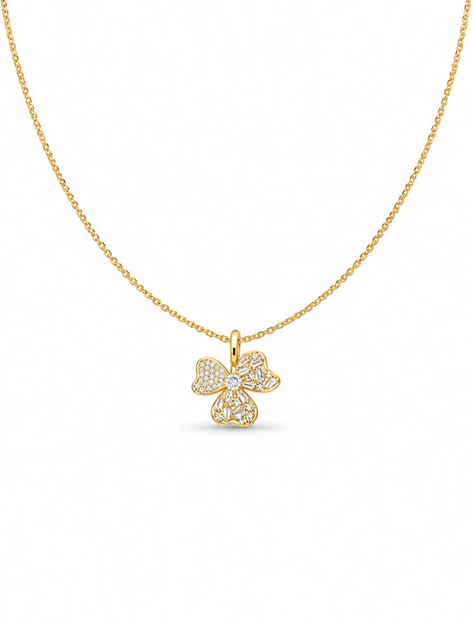 crystal pendant dainty necklace