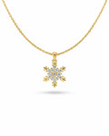 crystal snowflake snowflake necklace