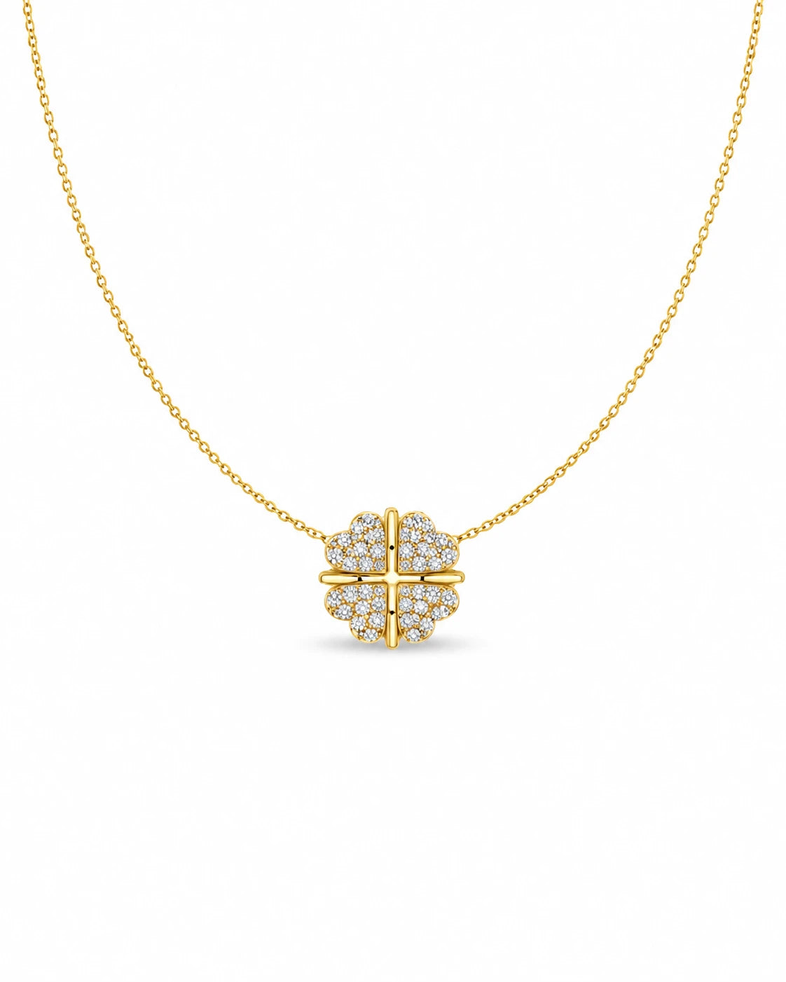 four leaf clover necklace