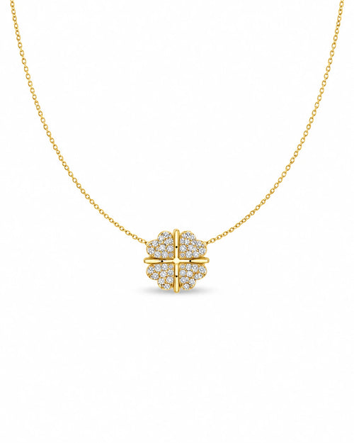 four leaf clover necklace