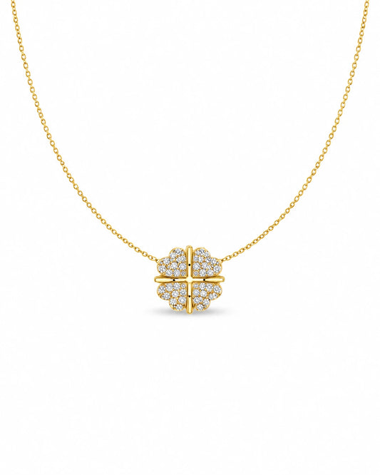 four leaf clover necklace