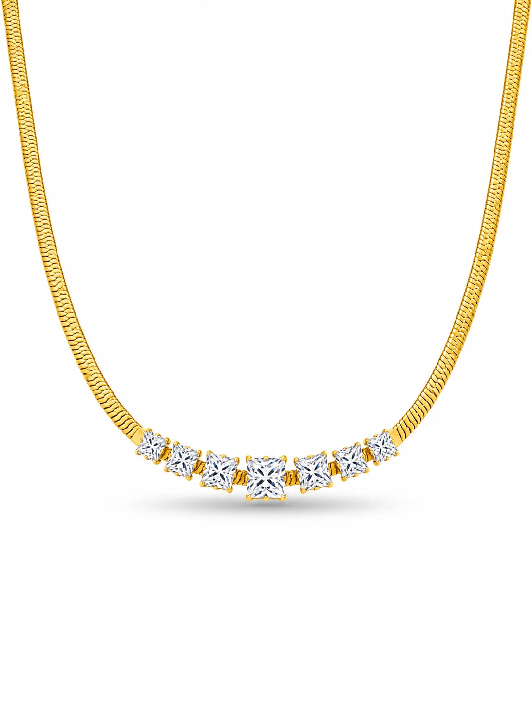 herringbone necklace