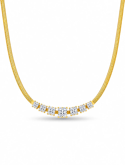 herringbone necklace