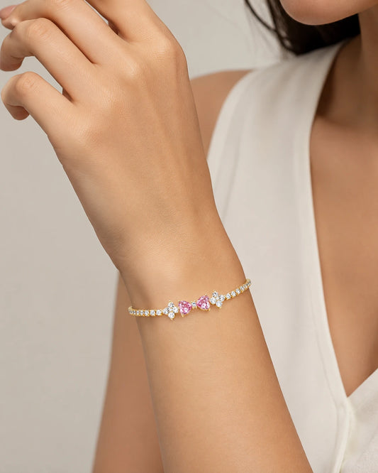 pink butterfly bracelet