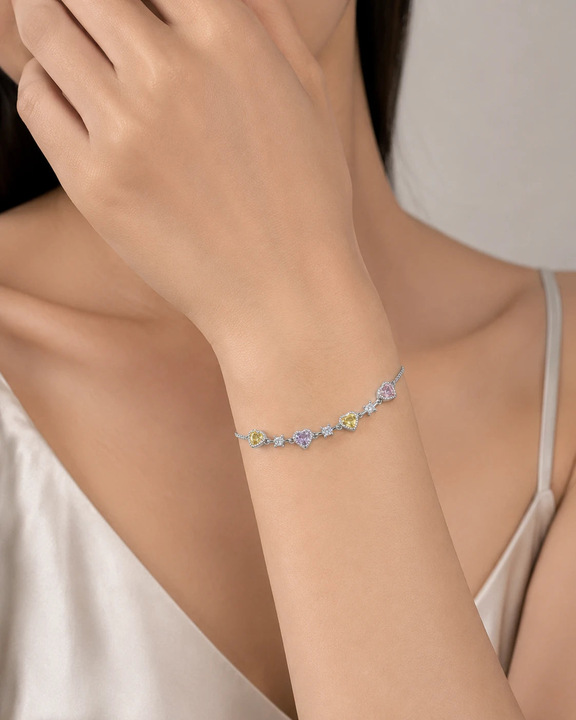 heart charm bracelet