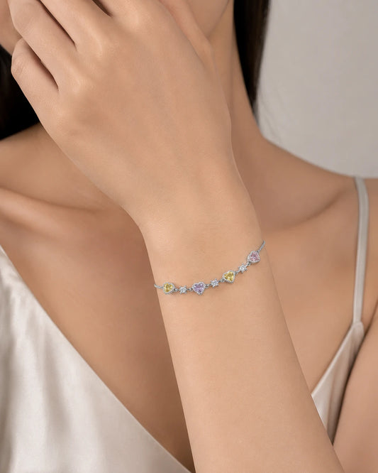 heart charm bracelet